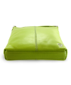 Zelená kožená zipová minikabelka 212-3013-51