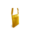 Žlutá kožená zipová kabelka 212-3013-86