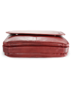 Červená kožená taška na notebook 212-6118-31