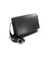 Černá kožená taška na notebook 212-6118-60