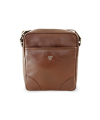 Malý hnědý kožený crossbag 215-1711-40