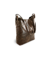 Hnědá kožená kabelka 219-7881-47