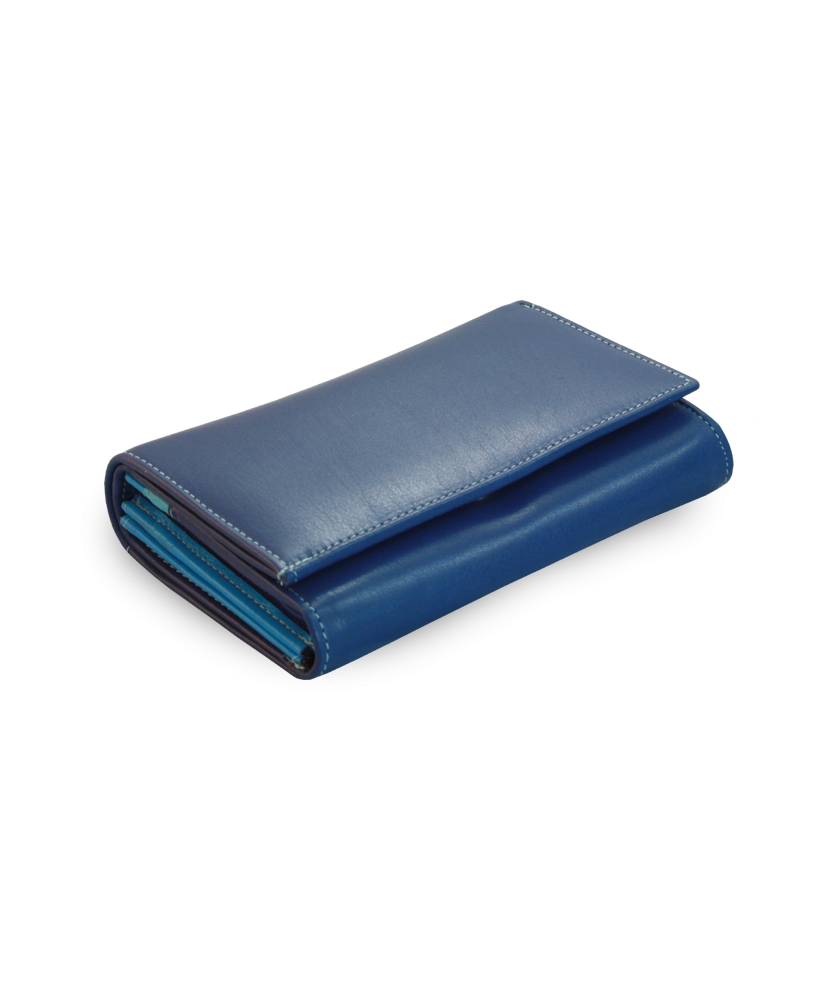 Multimodrá dámská kožená peněženka s klopnou 511-4125-M97