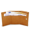 Světle hnědá dámská kožená mini peněženka 511-4392A-05