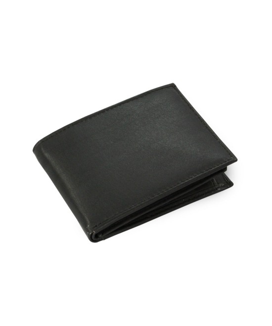 Černá kožená mini peněženka 513-0413A-60