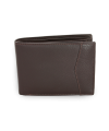 Hnědá pánská kožená peněženka s vnitřní zápinkou 513-12809-47