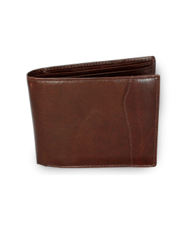 Tmavě hnědá pánská kožená peněženka 513-17261-47
