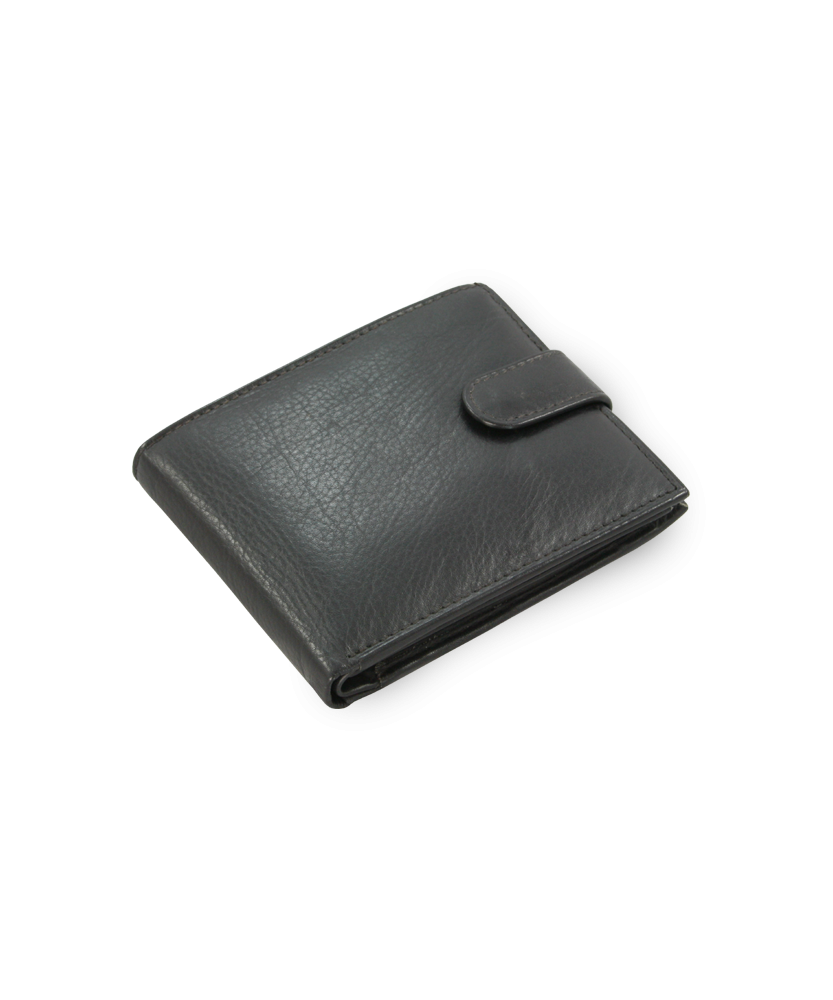 Černá pánská kožená peněženka se zápinkou 513-1904-60