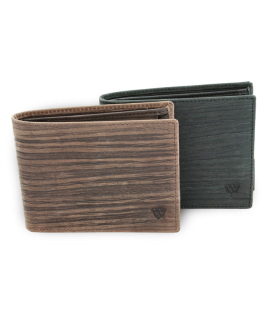 Černá pánská kožená peněženka ve stylu BAMBOO 513-4241-60