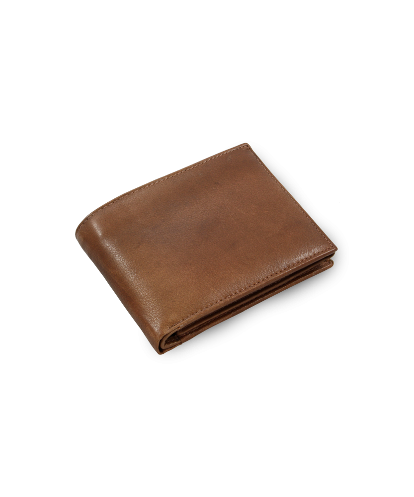 Tmavě hnědá pánská kožená peněženka s vnitřní zápinkou 513-4404A-47