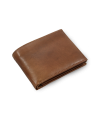 Tmavě hnědá pánská kožená peněženka s vnitřní zápinkou 513-4404A-47