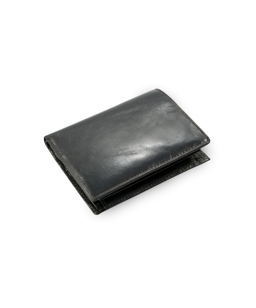Černá pánská kožená peněženka a dokladovka 514-1790-60