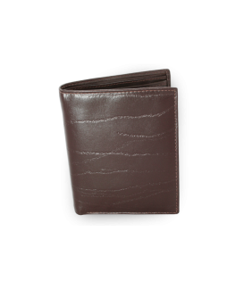 Tmavě hnědá pánská kožená peněženka a dokladovka 514-2206-47