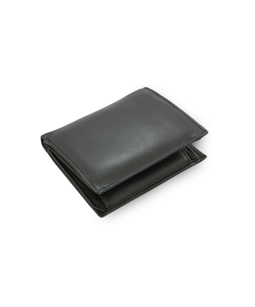 Černá pánská kožená peněženka - dokladovka 514-4296-60