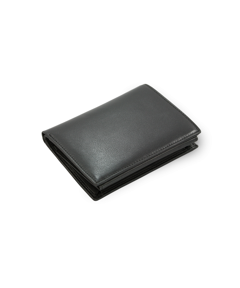 Černá pánská kožená peněženka - dokladovka 514-4402-60
