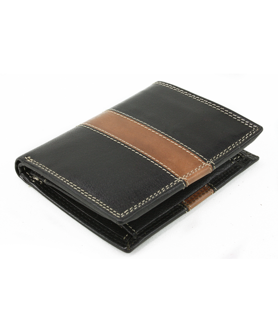 Černá pánská kožená peněženka 514-4563-60/05