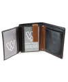 Černohnědá pánská kožená peněženka s vnitřní zápinkou 514-8140-60/40