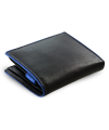 Černomodrá pánská kožená peněženka s vnitřní zápinkou 514-8140-60/91