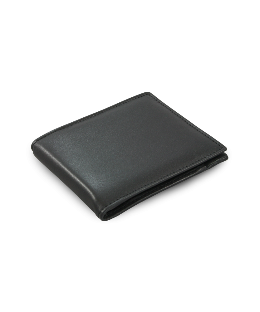 Černá pánská kožená peněženka s kapsou na mince 519-2910-60