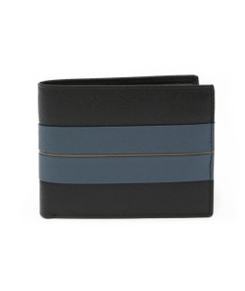 Modročerná kožená pánská peněženka 513-1331-60/97