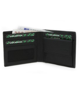 Černá kožená pánská peněženka 513-1315-60