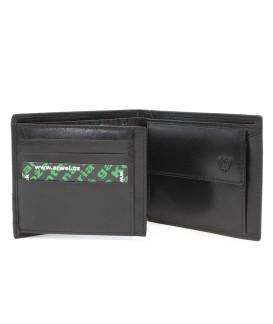 Černá pánská kožená peněženka 513-1321-60/60
