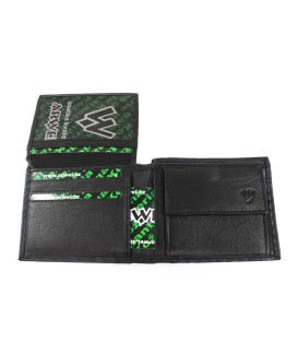 Černomodrá kožená pánská peněženka 513-4705-97/60
