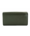 Tmavě zelená kožená číšnická peněženka s kapsami na kreditní karty 515-2401C-57