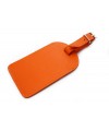 Oranžová kožená visačka na zavazadlo 619-5405-84