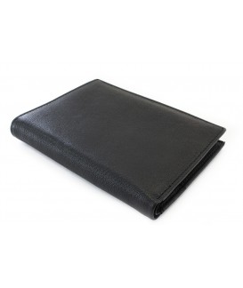 Černá pánská kožená peněženka - dokladovka s vnitřní zápinkou 514-5924-60