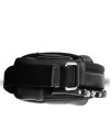 Černý pánský kožený zipový crossbag 215-8913-60