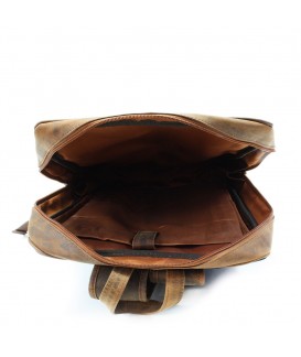 Světle hnědý pánský kožený batoh 311-1550-05