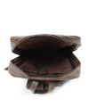 Tmavě hnědý pánský kožený batoh 311-1550-47